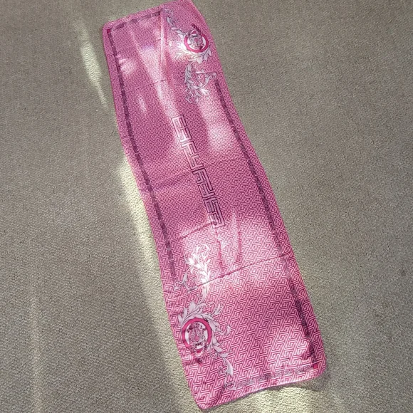 Effy Pink Leopard Print Oblong Scarf ~ 18" x 60" ~ Great Fashion Print! VGUC - Picture 3 of 16